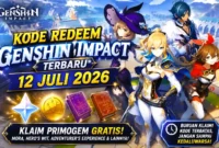 Kode Redeem Genshin Impact Terbaru 12 Juli 2026, Buruan Klaim Primogem Gratis Sebelum Hangus. (Foto: Genshin Impact (ist)/cnbcindonesia)