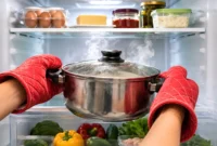 Masih Sering Masukkan Makanan Panas ke Kulkas? Ketahui Risikonya Sebelum Terlambat. (Foto: AI)