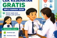 MPLS Ramah 2026 Segera Dimulai, Begini Cara Daftar Cek Kesehatan Gratis untuk Siswa Baru. (Foto Ilustrasi: AI)