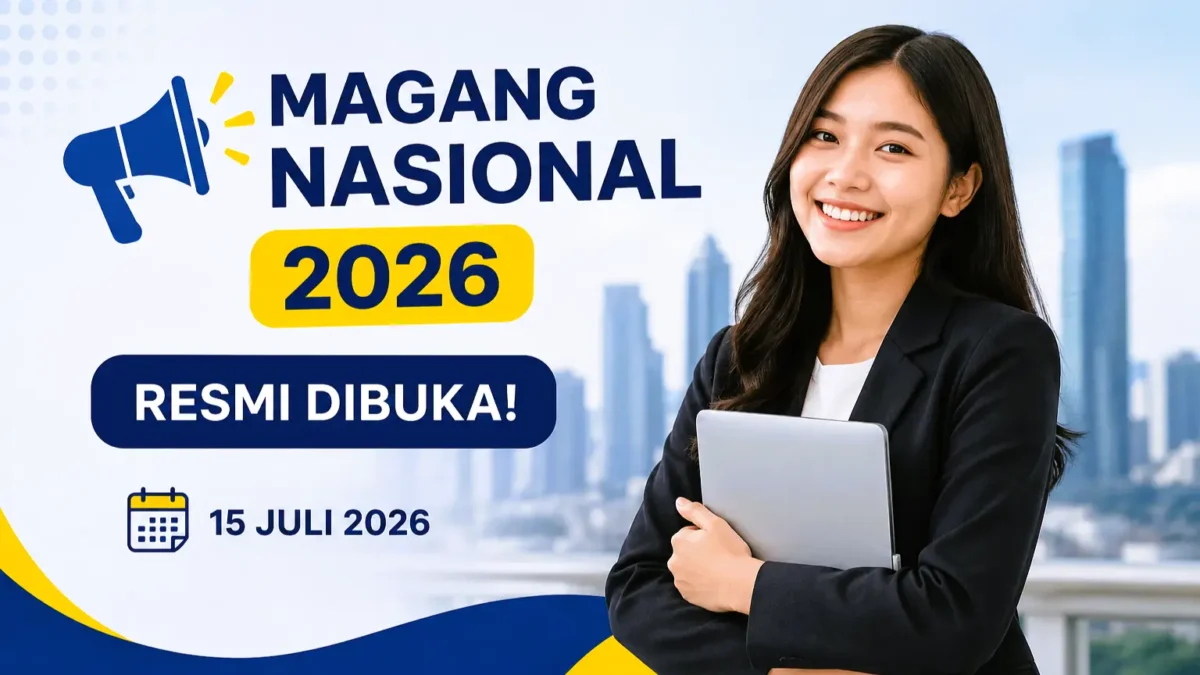 Pendaftaran Magang Nasional 2026 Resmi Dibuka, Cek Syarat, Kuota, dan Cara Daftarnya. (Foto: AI)