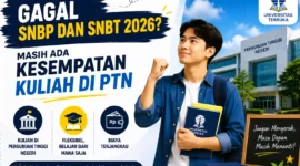 Gagal SNBP dan SNBT 2026? Masih Ada Kesempatan Kuliah di PTN, Simak Jalur Alternatif Ini. (Foto: AI)