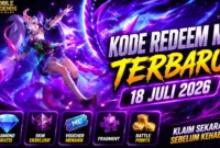 Kode Redeem ML Terbaru 18 Juli 2026 Resmi Rilis, Buruan Klaim Diamond Gratis, Skin, dan Hadiah Eksklusif. (Foto: Moonton/gawai.mengerti)