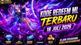 Kode Redeem ML Terbaru 18 Juli 2026 Resmi Rilis, Buruan Klaim Diamond Gratis, Skin, dan Hadiah Eksklusif. (Foto: Moonton/gawai.mengerti)