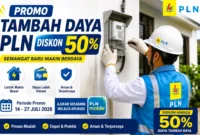 Promo Tambah Daya PLN Diskon 50 Persen Masih Berlaku hingga 27 Juli 2026, Simak Syarat dan Tarifnya. (Foto: AI)
