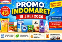 Promo Indomaret Hari Ini 18 Juli 2026, Minyak Goreng hingga Produk Segar Diskon Besar. (Foto: AI)