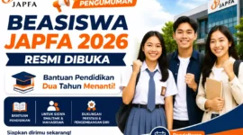 Beasiswa JAPFA 2026 Resmi Dibuka, Bantuan Pendidikan Dua Tahun Menanti, Cek Syarat dan Cara Daftarnya. (Foto: AI)