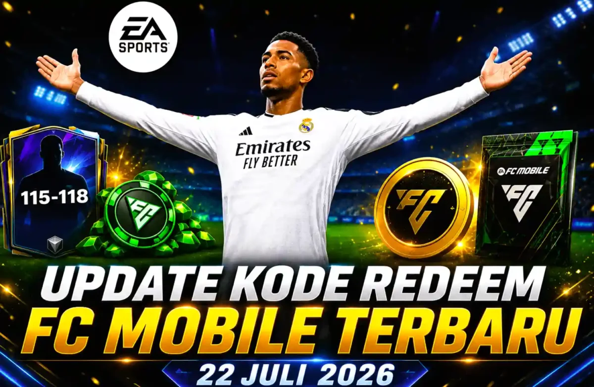 Update Kode Redeem FC Mobile Terbaru 22 Juli 2026, Buruan Klaim Gems Gratis dan Player OVR Tinggi! (Foto: pl.egw.news)