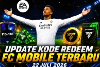 Update Kode Redeem FC Mobile Terbaru 22 Juli 2026, Buruan Klaim Gems Gratis dan Player OVR Tinggi! (Foto: pl.egw.news)