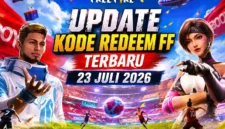 Update Kode Redeem FF Terbaru 23 Juli 2026, Klaim Skin Senjata hingga Bundle Gratis Hari Ini. (Foto: garena)
