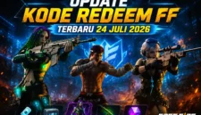 Update Kode Redeem FF Terbaru 24 Juli 2026, Klaim Bundle, Skin Senjata, dan Loot Crate Gratis. (Foto: garena)