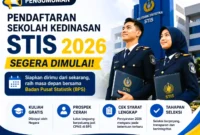 Pendaftaran Sekolah Kedinasan STIS 2026 Segera Dimulai, Cek Syarat dan Tahapan Seleksi. (Foto: AI)