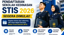 Pendaftaran Sekolah Kedinasan STIS 2026 Segera Dimulai, Cek Syarat dan Tahapan Seleksi. (Foto: AI)