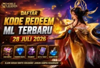 Daftar Kode Redeem ML Terbaru 28 Juli 2026, Ada Skin dan Diamond Gratis. (Foto: mobilelegends)