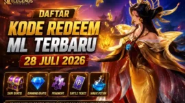 Daftar Kode Redeem ML Terbaru 28 Juli 2026, Ada Skin dan Diamond Gratis. (Foto: mobilelegends)