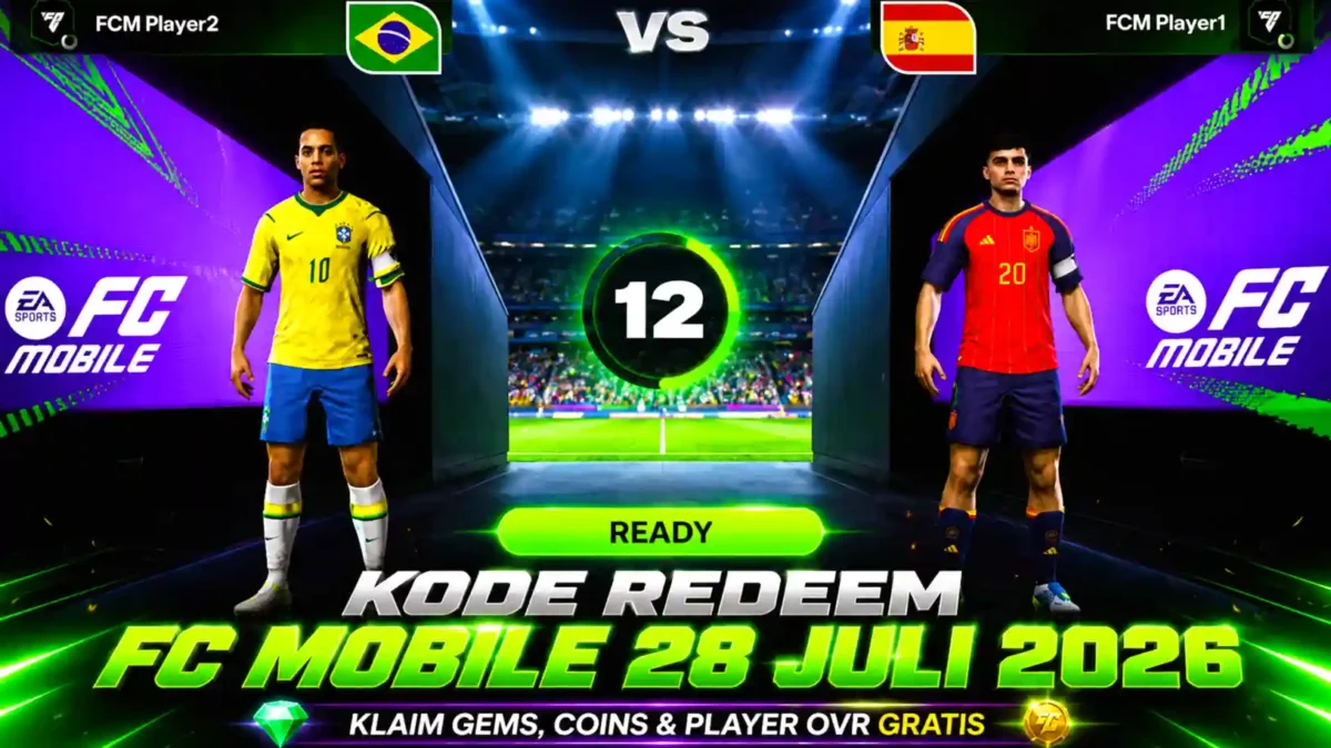 Daftar Kode Redeem FC Mobile Terbaru 28 Juli 2026, Klaim Gems, Coins, dan Player OVR Gratis. (Foto: ea)