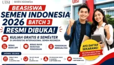 Beasiswa Semen Indonesia 2026 Batch 3 Resmi Dibuka, Kuliah Gratis 8 Semester di UISI. (foto: AI)