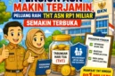 Pensiun ASN Makin Terjamin, Peluang Raih THT Rp1 Miliar Semakin Terbuka, Begini Penjelasan BKN. (foto: AI)