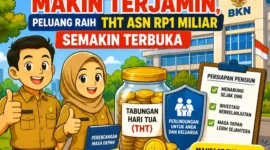 Pensiun ASN Makin Terjamin, Peluang Raih THT Rp1 Miliar Semakin Terbuka, Begini Penjelasan BKN. (foto: AI)