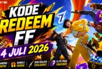 Kode Redeem FF Terbaru 4 Juli 2026, Klaim Diamond Gratis dan Bundle Langka Sebelum Kuota Habis. (Foto: Garena/oneesports)