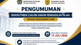 Rekrutmen Calon Hakim Pengadilan Pajak 2026 Resmi Dibuka, Simak Syarat dan Jadwal Pendaftarannya. (Foto: AI)