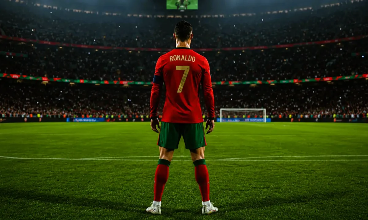 Cristiano Ronaldo: Selamat Tinggal Piala Dunia. (Foto: AI)