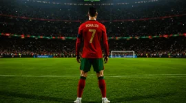 Cristiano Ronaldo: Selamat Tinggal Piala Dunia. (Foto: AI)