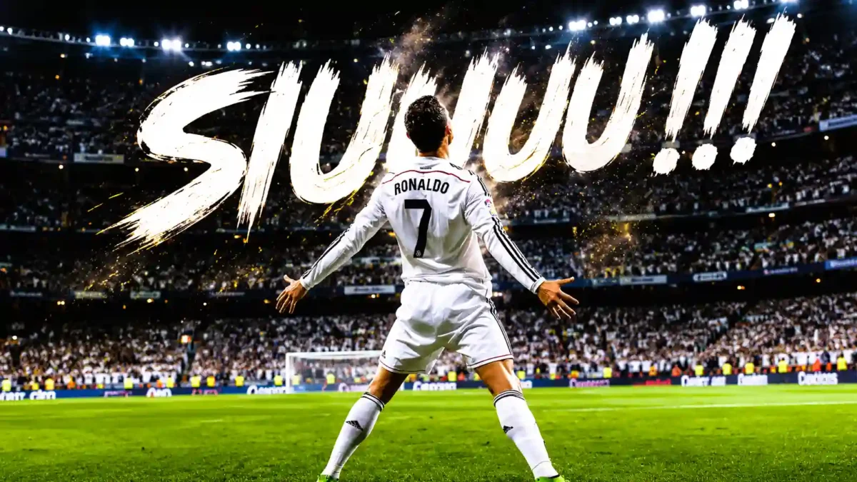 "Siuuu", Selebrasi Ikonik Cristiano Ronaldo, Begini Asal Usulnya. (Foto: Ig@onefootball)