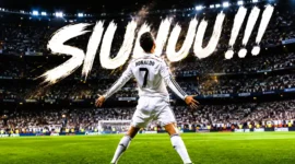 "Siuuu", Selebrasi Ikonik Cristiano Ronaldo, Begini Asal Usulnya. (Foto: Ig@onefootball)