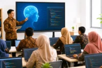 Partisipasi Guru dalam Pelatihan Coding dan AI Kemendikdasmen Tembus 97 Persen. (Foto Ilustrasi: AI)