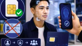 Komdigi Tutup Celah Aktivasi Nomor HP Pakai NIK Orang Lain, Kini Wajib Verifikasi Wajah. (Foto: Beritasatu.com/AI)