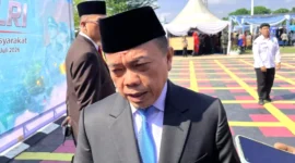 Gubernur Jambi Al Haris Tegaskan, Cabut Izin SPBU yang Layani Pelangsir Solar Subsidi. (Foto: Metrojambi.com/M Ichsan)