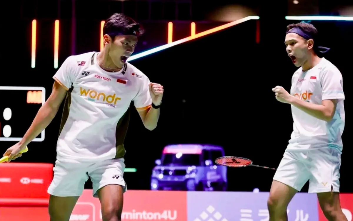 Fajar/Fikri Juarai Japan Open 2026 Usai Singkirkan Ganda Putra Peringkat 1 Dunia di Final Sengit. (Foto: pdiperjuanganbali)