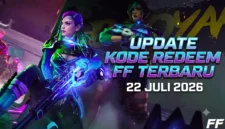Update Kode Redeem FF Terbaru 22 Juli 2026, Buruan Klaim Bundle, Skin, dan Voucher Gratis. (Foto: garena)