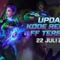 Update Kode Redeem FF Terbaru 22 Juli 2026, Buruan Klaim Bundle, Skin, dan Voucher Gratis. (Foto: garena)