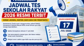 Jadwal Tes Sekolah Rakyat 2026 Resmi Terbit, Simak Jadwal, Materi, dan Cara Cek Peserta. (Foto: AI)