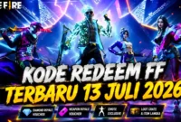 Update Kode Redeem FF Terbaru 13 Juli 2026, Banyak Skin dan Voucher Gratis Menanti. (Foto: Garena/oneesports)
