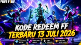 Update Kode Redeem FF Terbaru 13 Juli 2026, Banyak Skin dan Voucher Gratis Menanti. (Foto: Garena/oneesports)