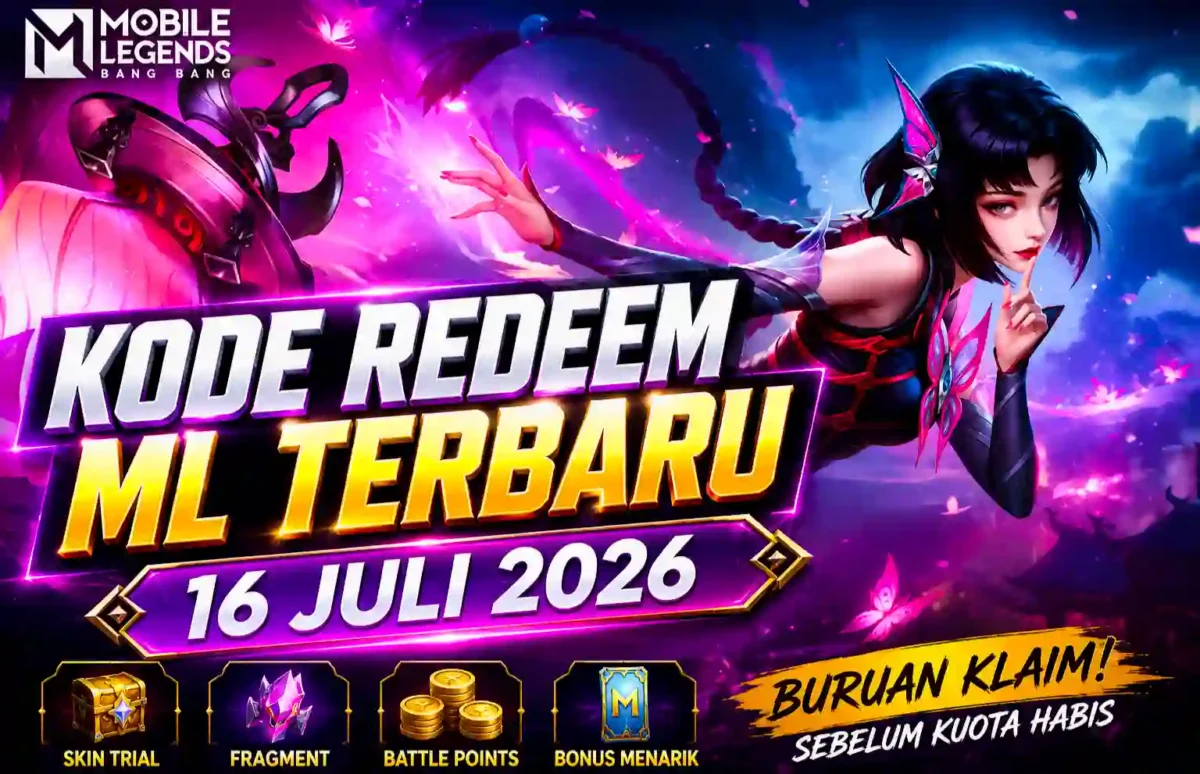 Kode Redeem ML Terbaru 16 Juli 2026, Banyak Hadiah Gratis Menanti. (Foto: itemku)