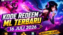 Kode Redeem ML Terbaru 16 Juli 2026, Banyak Hadiah Gratis Menanti. (Foto: itemku)