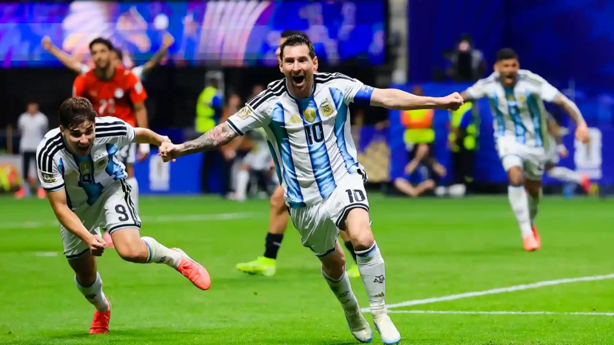 Sempat Tertinggal Dua Gol, Argentina Berhasil Membalikkan Keadaan dan Taklukkan Mesir 3-2. (Foto: Getty Images Sport/goal)
