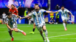 Sempat Tertinggal Dua Gol, Argentina Berhasil Membalikkan Keadaan dan Taklukkan Mesir 3-2. (Foto: Getty Images Sport/goal)