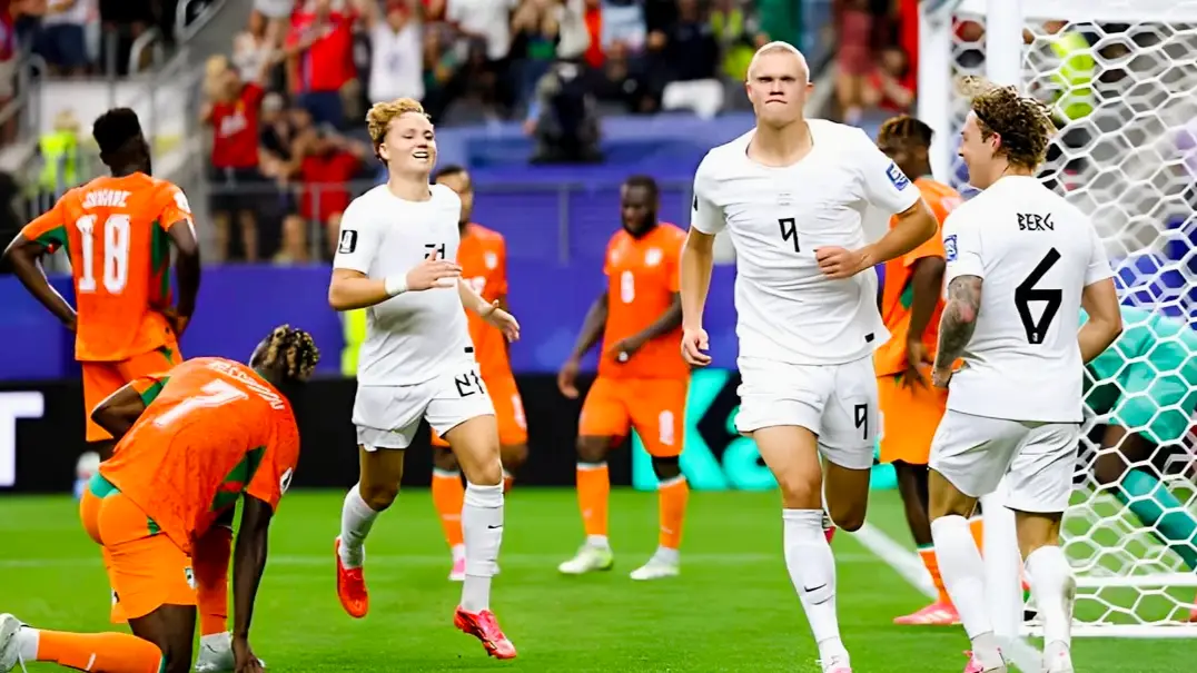 Gol Haaland di Menit Akhir Antar Norwegia Melangkah ke Babak 16 Besar, Brasil Jadi Lawan Berikutnya. (Foto: Michael Regan - FIFA/suaramardeka)
