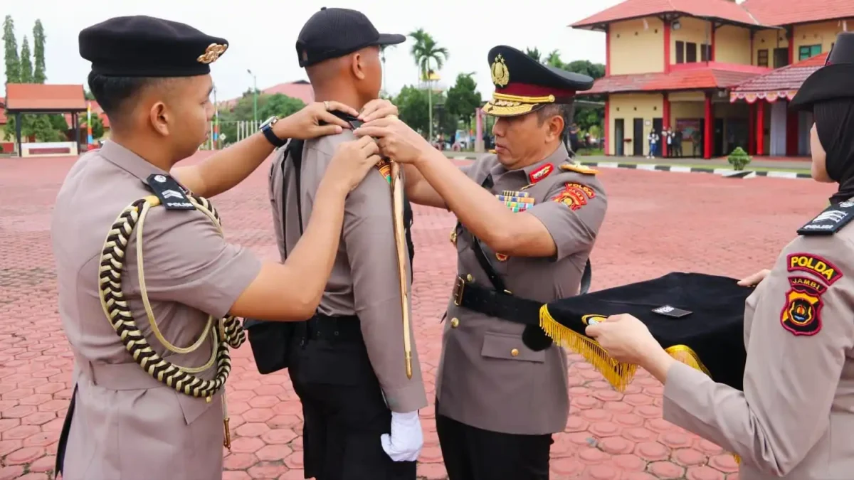 46 Calon Bintara Polri Mulai Pendidikan di SPN Polda Jambi, Kapolda Tekankan Integritas dan Literasi Digital. (Foto: beritasatu jambi/tribratanews)