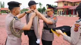 46 Calon Bintara Polri Mulai Pendidikan di SPN Polda Jambi, Kapolda Tekankan Integritas dan Literasi Digital. (Foto: beritasatu jambi/tribratanews)