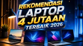 Rekomendasi Laptop 4 Jutaan Terbaik 2026, Cocok untuk Kerja, Kuliah, dan Multitasking. (Foto: AI)