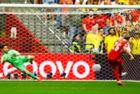 Swiss Pastikan Tiket Terakhir Perempat Final setelah Taklukkan Kolombia Lewat Adu Penalti. (Foto: Dok Reuters/headline)