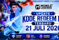 Update Kode Redeem ML Terbaru 21 Juli 2026, Buruan Klaim Skin dan Premium Fragment Gratis. (Foto: mobilelegends)