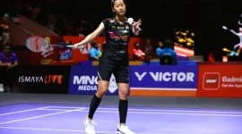 Hasil Japan Open 2026: Putri KW Tumbangkan Pemain Nomor 2 Dunia, Tiket Semifinal Berhasil Diamankan. (Foto: bolasport)