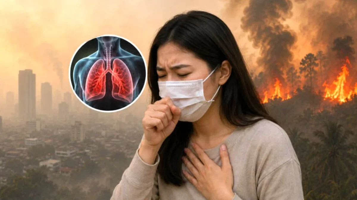Bahaya Asap Karhutla, Kemenkes Ingatkan Risiko Gangguan Pernapasan hingga Jantung. (Foto: doc.istimewa/harianbanyuasin.disway)