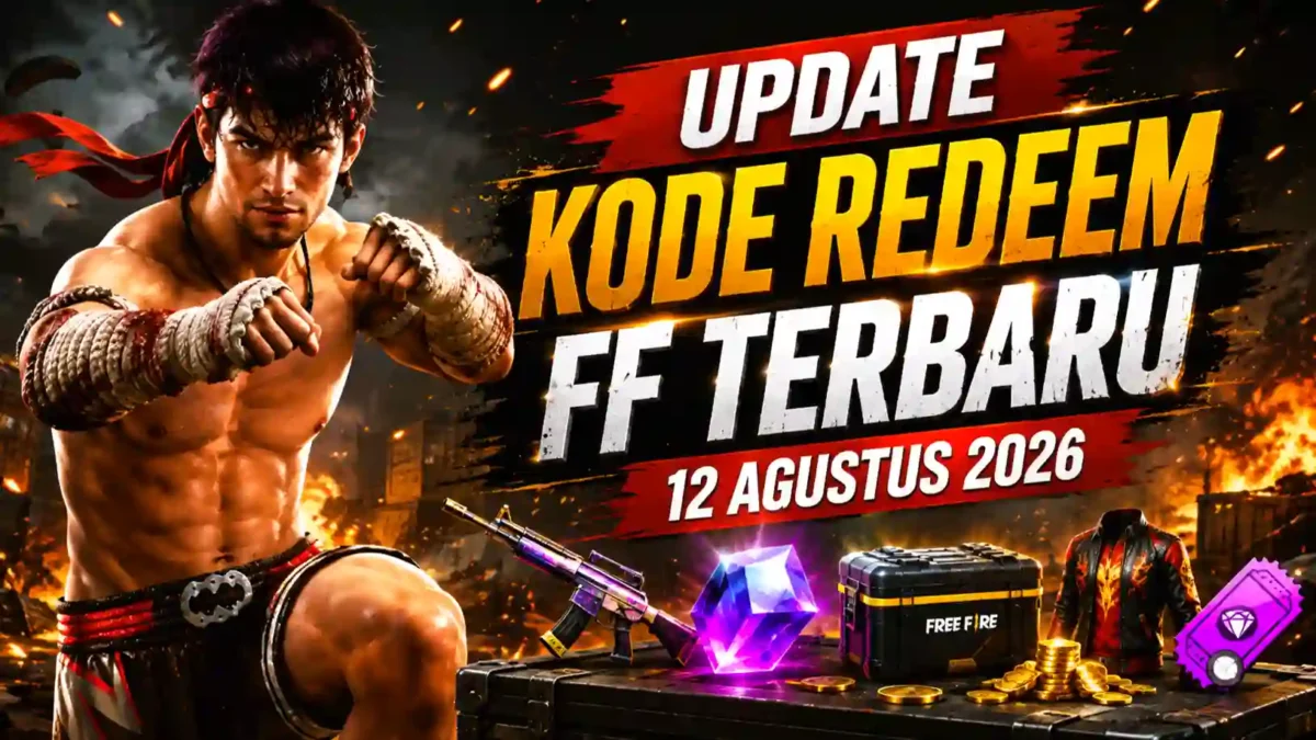 Garena Rilis Kode Redeem FF Terbaru 12 Agustus 2026, Banyak Hadiah Menarik. (Foto: ff.garena)